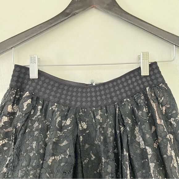 Ina Black Lace Nude Lining‎ Crinoline Full Skirt - Picture 5 of 9